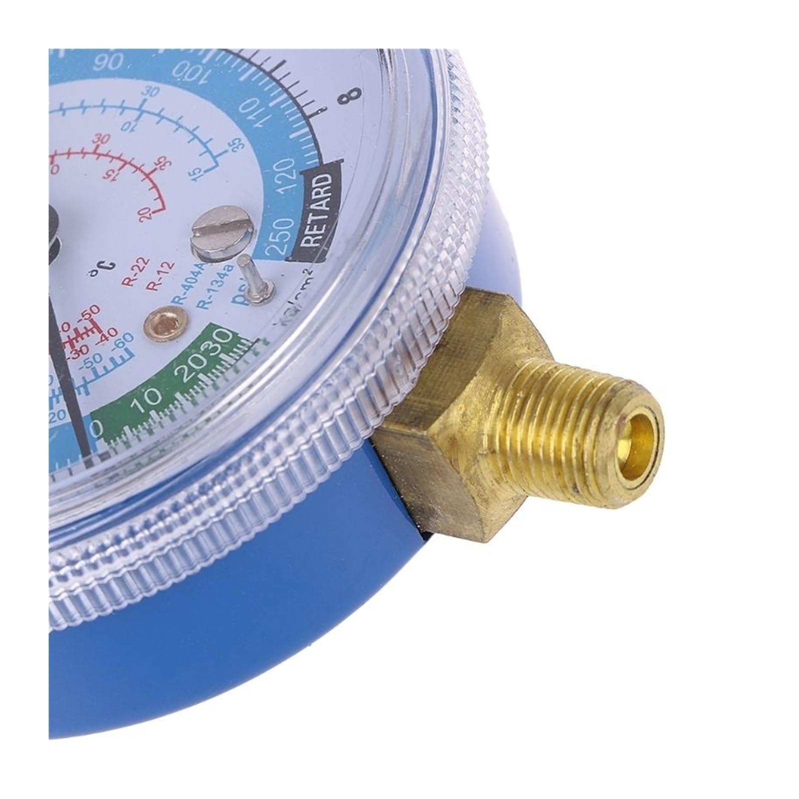 Amazon.co.jp: 冷媒低圧ゲージ エアコン R410A R134A R22 PSI